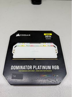DDR5 Ram NEW White Corsair Dominator Platinum 32GB 2x16