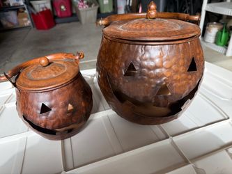 Metal pumpkins