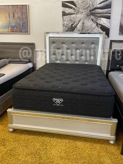 ✨ LED Queen Bed – $599.99 ✨
