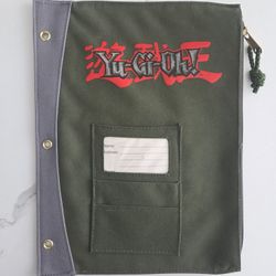 Vintage Yu-Gi-Oh! three-ring cloth binder separator 