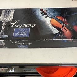 LONGCHAMP CRYSTAL WINE GLASSES