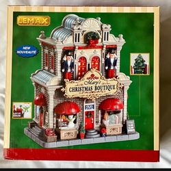 LEMAX MARY'S CHRISTMAS BOUTIQUE PORCELAIN LIGHTED STORE BUILDING FIGURINE ‼️ Like NEW ‼️