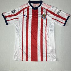 Puma Chivas Club Deportivo Guadalajara Soccer Jersey Size M 100% Polyester Dri Fit.