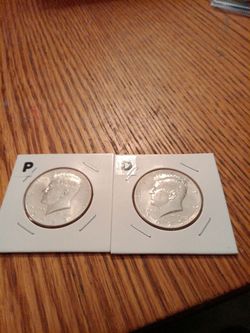 Set of two 2025 Kennedy half dollars, end of an era coins.
