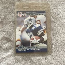 Emmett Smith, Rookie Card