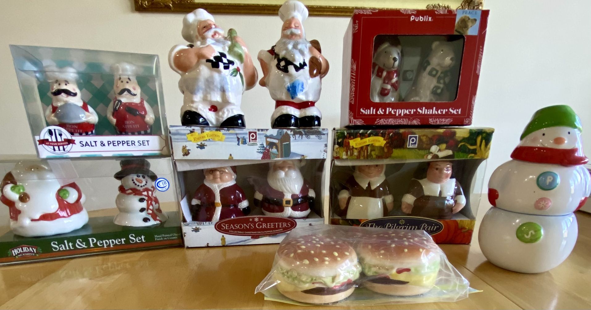 Salt and Pepper Shakers (8 Sets)