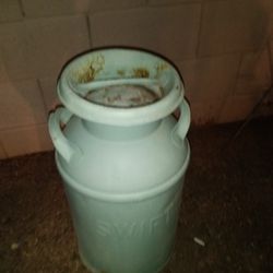 Swift Antique Milk Jug Metal