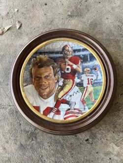 Joe Montana Collector Plate