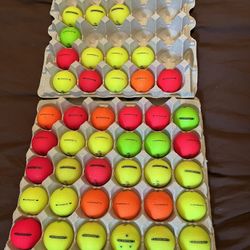 43 Matte Colored Callaway Golf Balls
