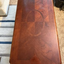 Vintage Coffee Table + Side Table Set