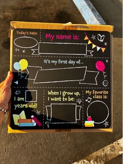 My 1st Day….. My Last Day Boards