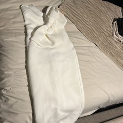 Missguided White Dress With Bow