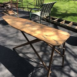 Antique ironing board