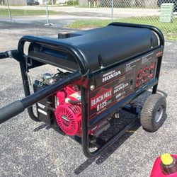 Black Max Honda Generator 7000 Running WATTS  Almost New Conditions  Gx390 13hp HONDA  