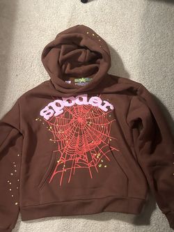 Brown Sp5der Hoodie