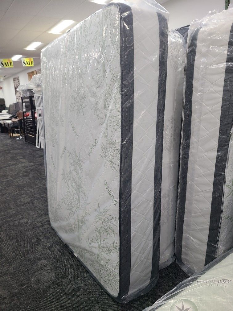 Queen Pillowtop Jumbo 15 Inches Thick Mattress Only Special 