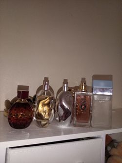 Mixed Designer Perfume Bottle Lot of 5