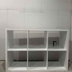 Modern White Cube Storage Shelf