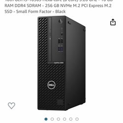 Dell Desktop Bundle (3080 ) I15 ( Windows 10 Pro . (26gb 