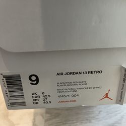 Jordan 13 (BREDS) Sz9