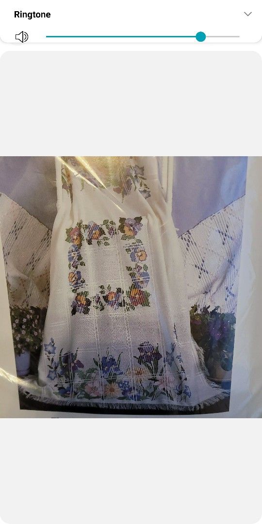 Cross Stitch Afghan Kit New