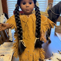 American Girl KAYA with Horses And Dogs