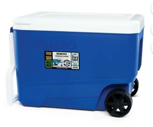 Igloo 38 qt. Wheelie Cool Wheeled Ice Chest Cooler - Blue  $50