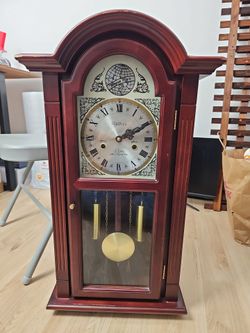 Waltham chiming wall clock tempus fugit