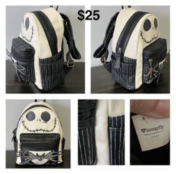 DISNEY ORIGINAL Loungefly Nightmare Before Christmas Jack Skellington Mini Backpack (Good Cond)