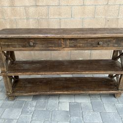 Wooden Console Sofa Table