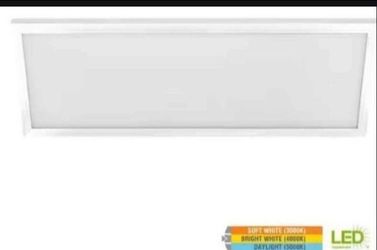 1 ft. x 4 ft. 50-Watt Dimmable White Integrated LED 4000 Lumens Flat Panel Ceiling Flush Mount with Color Change 5CCT