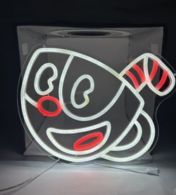 Cuphead Neon Led Sign