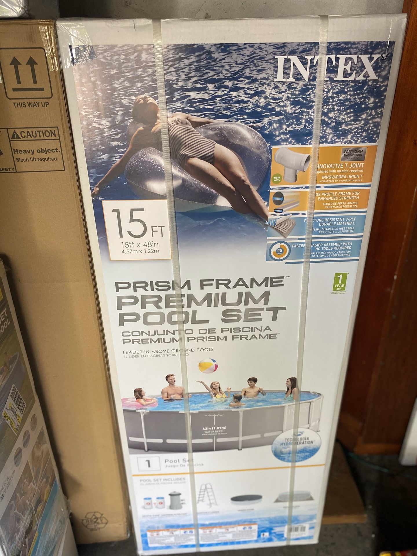 Intex Prism Frame Premium Pool Set 15Ft