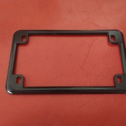 Black Motorcycle License Plate Frame Harley Davidson 