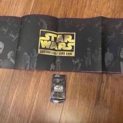 Star Wars CCG Black Border Premiere Sealed Pack & Poster