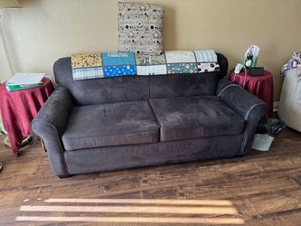 Couch with fold out bed