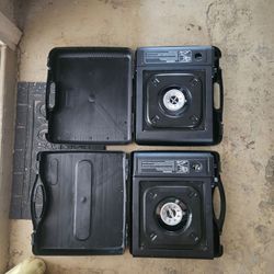 Two portable butane stoves. One is almost new.
$30 for both. No gas canisters.
Sold as-is. Untested, buyer tests after purchase.
