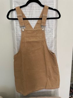 beige/tan corduroy dress