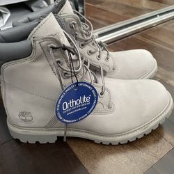 GREY Timberland Boots