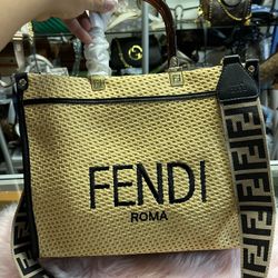 Fendi Tote Bag W/strap