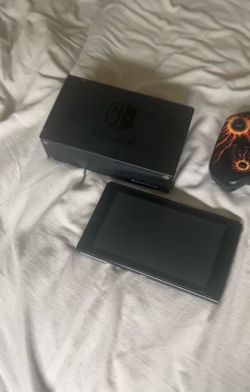 Nintendo Switch Console Bundle with Custom Controllers and Headset