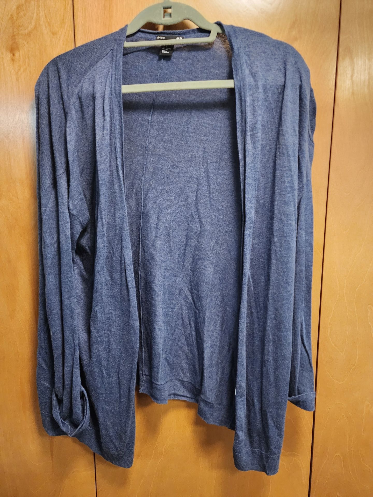 H&M Navy Blue Sweater Cardigan Long Sleeve Women's Small