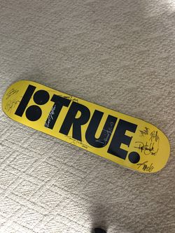 Plan B Signed Skateboard Deck for TRUE (2014)