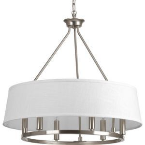 Progress Lighting Experts Progress Lighting-P4618-09-Cherish - Six Light Circle Chandelier