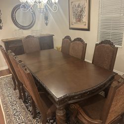 Brand new dining table and side table.