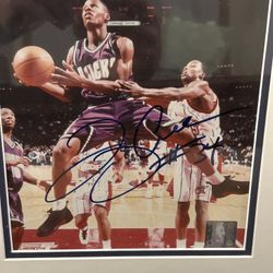 Ray Allen Signed Autographed Framed Photo #34 Bucks – COA Gallery of Legends OBO