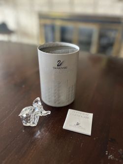 Swarovski Crystal Baby Elephant