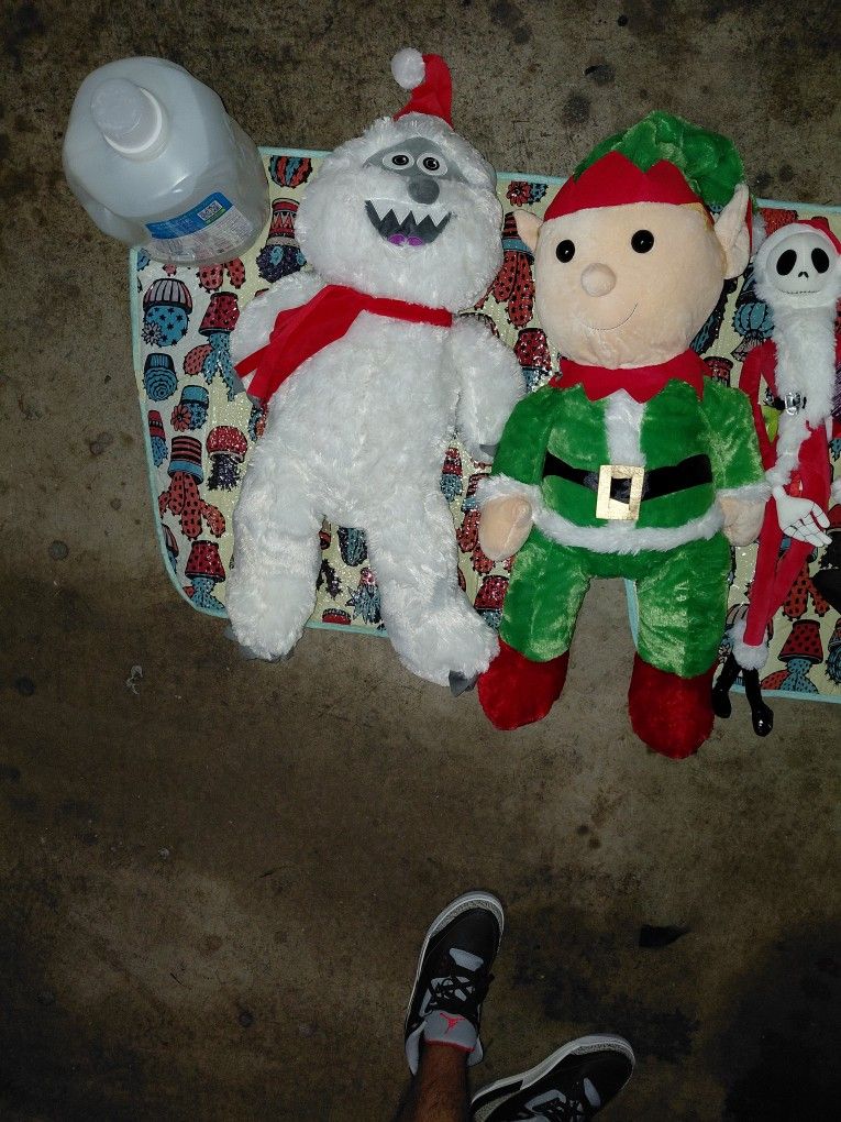 Getty & Elf Helper, Jack Skeleton & The Grinch Stuff Animal