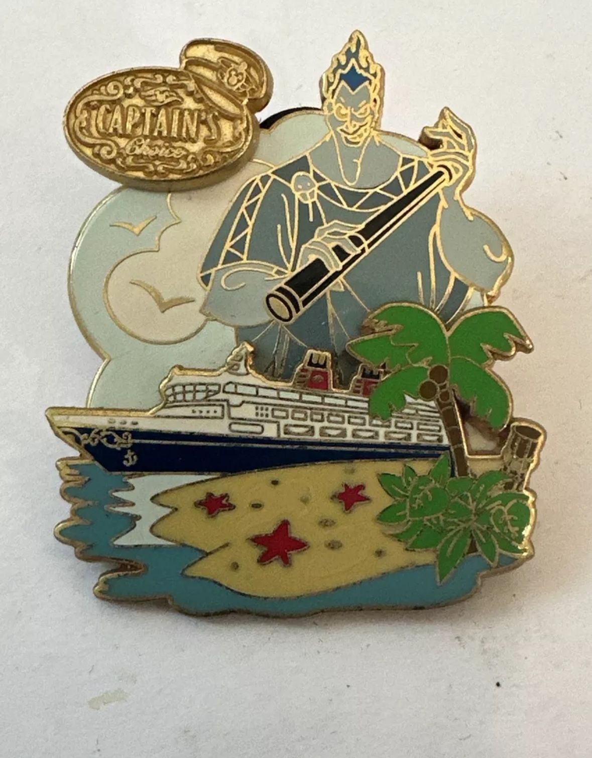 Disney Cruise Line DCL Captains Choice Pin Hades LE 1000