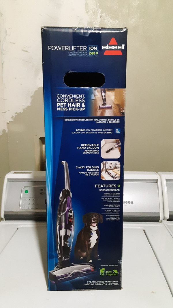 BISSELL POWERLIFTER ION PET 2 IN 1 LIGHTWEIGHT CORDLESS VACUUM, PET